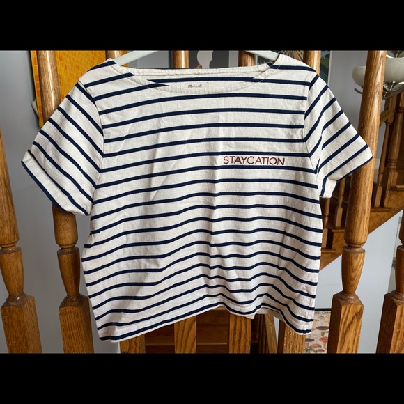 Madewell Staycation boxy crop - Picture 2 of 2